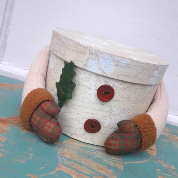 Gift Boxes Christmas Handmade Decoration Snowman Wrapped Presents for under tree - Picture 9 of 14
